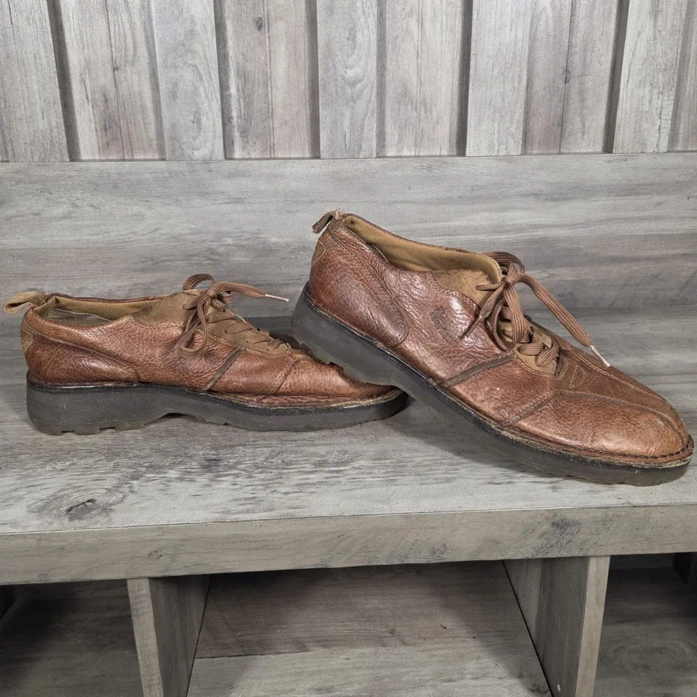 Dr. Martens 2B89 Brown Pebbled Leather Oxford Casual Shoes Men's US 11 UK 10 EU